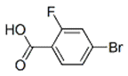 4-Bromo-2-fluorobenzoic acid